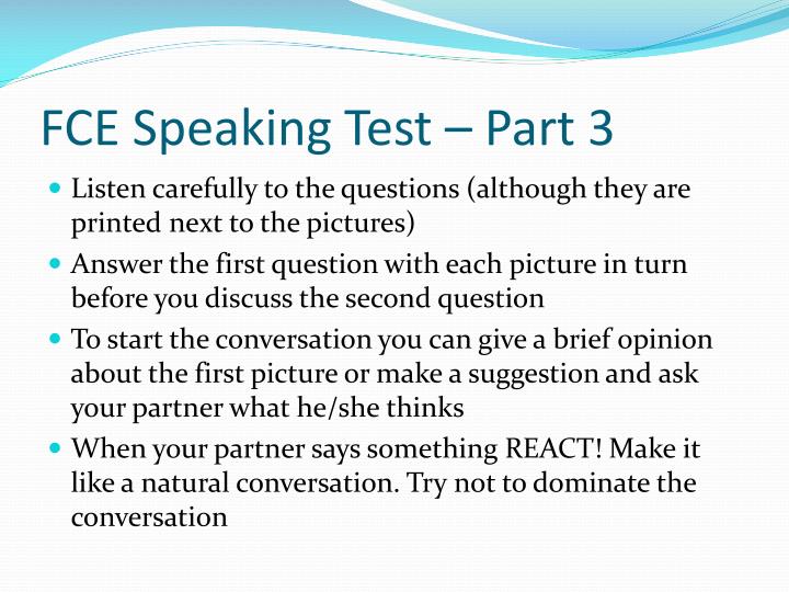 fce speaking test part 3