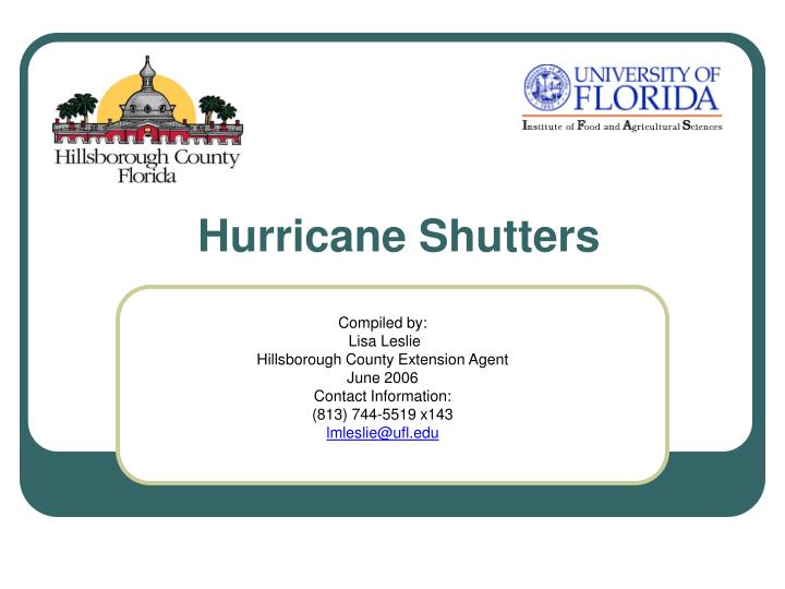 hurricane shutters