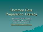 Implementing Common Core Standards for ELA: A Guide for School Leaders - slide 1