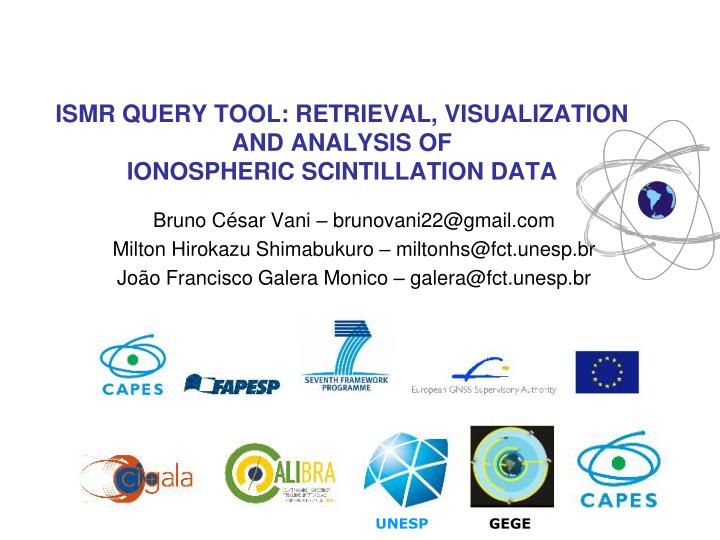 ismr query tool retrieval visualization and analysis of ionospheric scintillation data