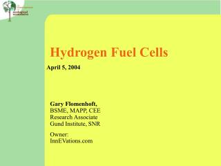 Hydrogen Fuel Cells April 5, 2004