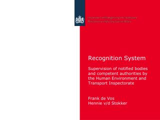 Recognition System