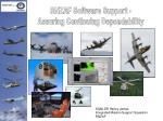 RNZAF Software Support - Assuring Continuing Dependability - slide 1
