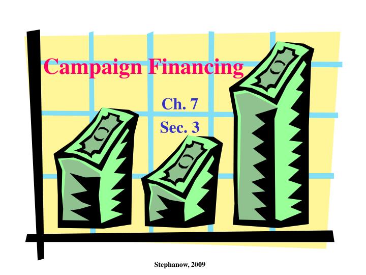 campaign financing