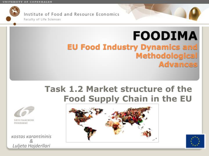 foodima eu food industry dynamics and methodological advances