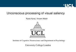 Unconscious processing of visual saliency