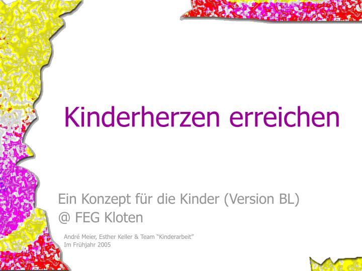 kinderherzen erreichen