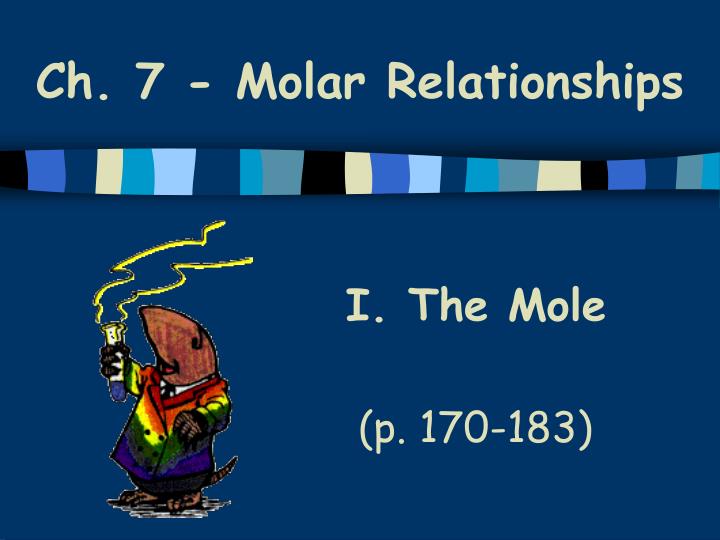 ch 7 molar relationships