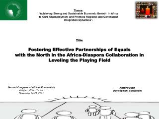 Title: Fostering Effective Partnerships of Equals
