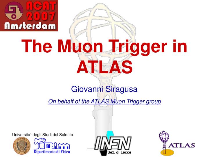 the muon trigger in atlas