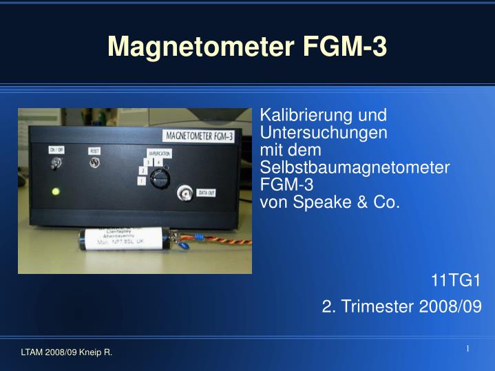 magnetometer fgm 3