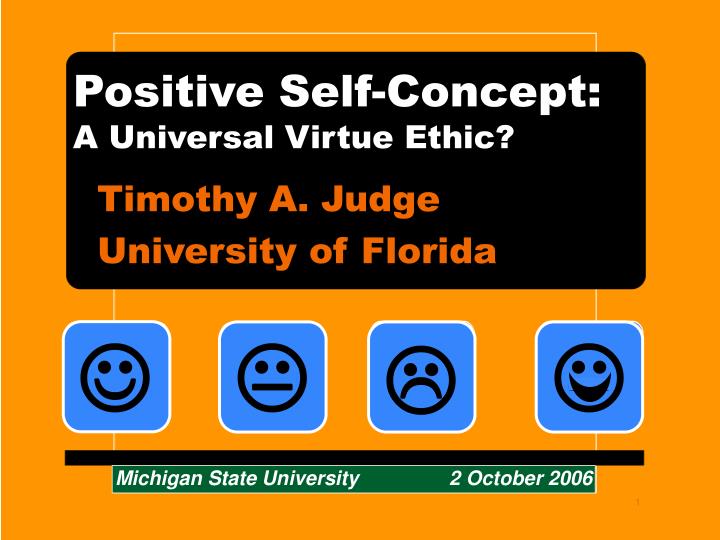 positive self concept a universal virtue ethic