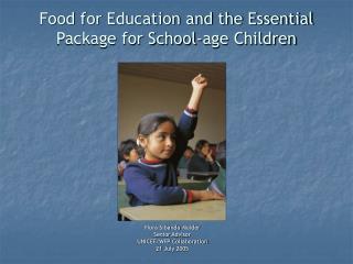 Food for Education and the Essential Package for School-age Children
