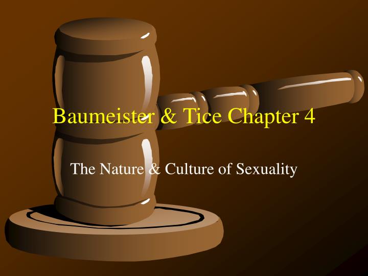 Ppt Baumeister And Tice Chapter 4 Powerpoint Presentation Free Download Id3299488