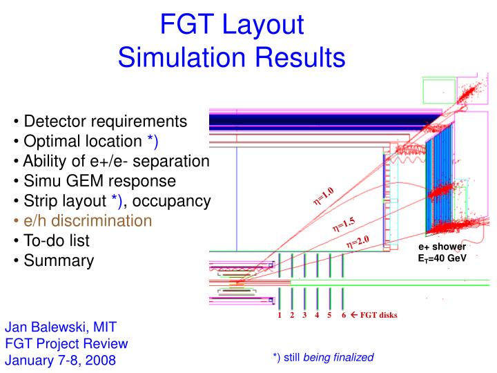 fgt layout simulation results