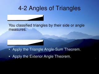 4-2 Angles of Triangles