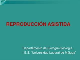 reproducci n asistida