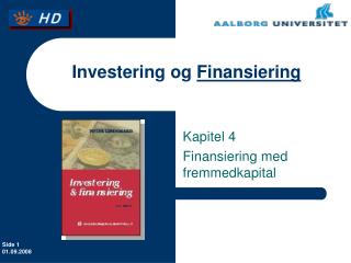investering og finansiering