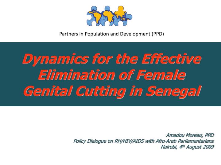 dynamics for the effective elimination of female genital cutting in senegal