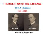 The Invention of the Airplane: Breakthroughs and Successes from 1901 to 1905 - slide 1