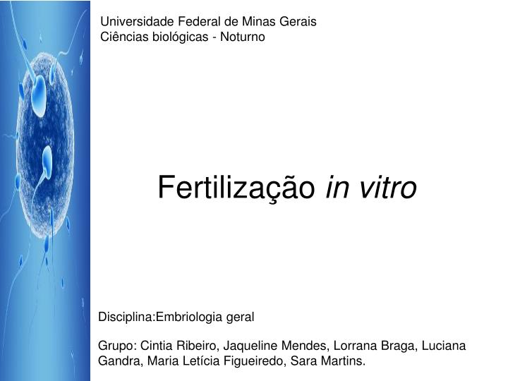 fertiliza o in vitro