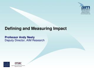 Defining and Measuring Impact