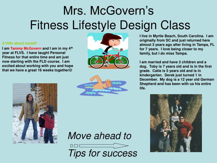 mrs mcgovern s fitness lifestyle design class
