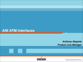 ANI ATM Interfaces