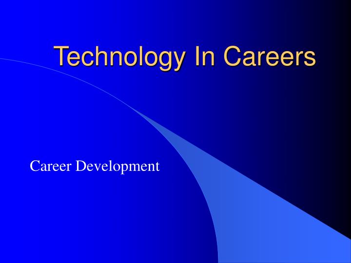 technology in careers