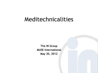 Meditechnicalities