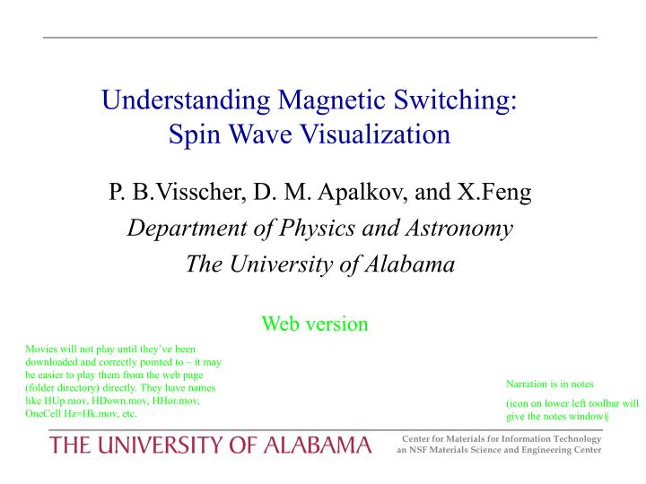 understanding magnetic switching spin wave visualization