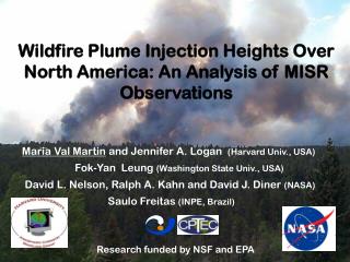 Wildfire Plume Injection Heights Over North America: An Analysis of MISR Observations