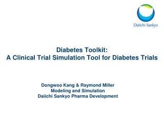 Diabetes Toolkit: A Clinical Trial Simulation Tool for Diabetes Trials