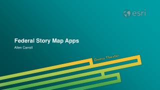 Federal Story Map Apps
