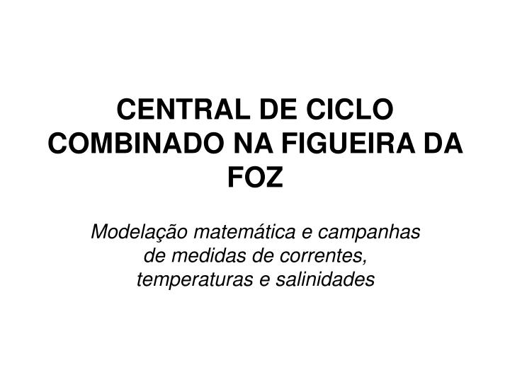 central de ciclo combinado na figueira da foz