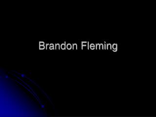 Brandon Fleming