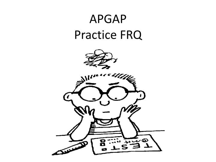 apgap practice frq