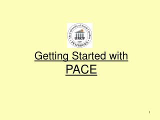 Getting Started with PACE