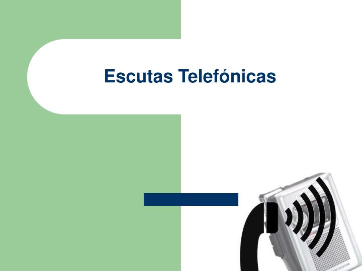 escutas telef nicas