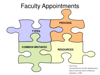 Faculty Appointments
