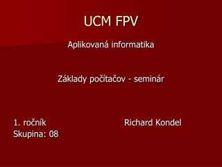 ucm fpv