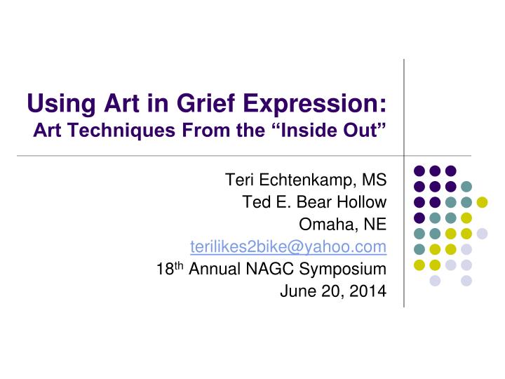 using art in grief expression art techniques from the inside out