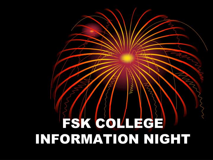 fsk college information night