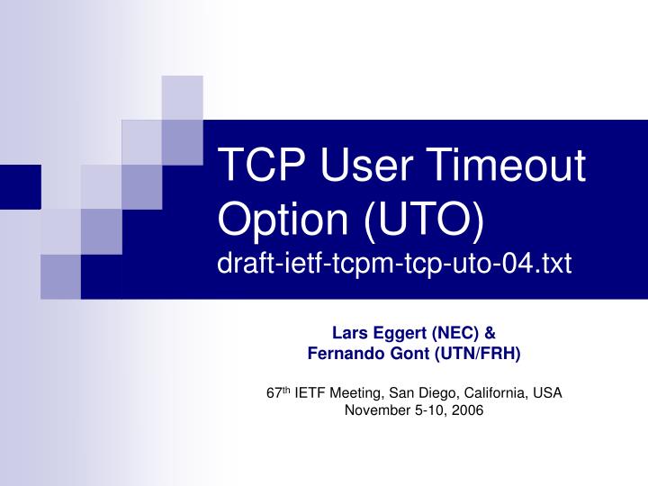 tcp user timeout option uto draft ietf tcpm tcp uto 04 txt