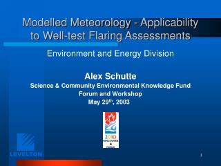 Modelled Meteorology - Applicability to Well-test Flaring Assessments
