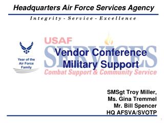 Vendor Conference Military Support