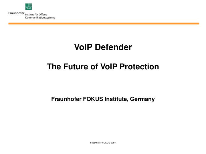 voip defender the future of voip protection
