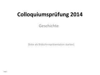 colloquiumspr fung 2014