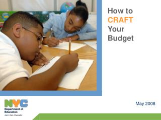 Budgets Should Be Driven by Data and Instructional Goals