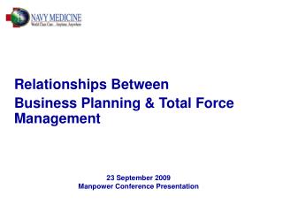Relationships Between Business Planning &amp; Total Force Management